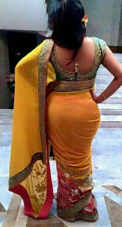 bhabhi in saree back